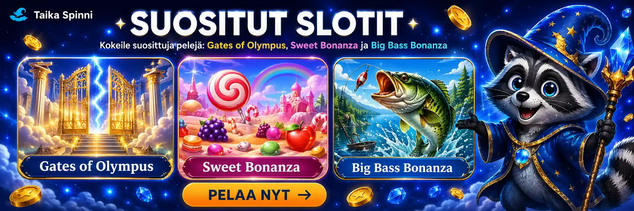 Suositut kolikkopelit ja taikasankari hahmo
